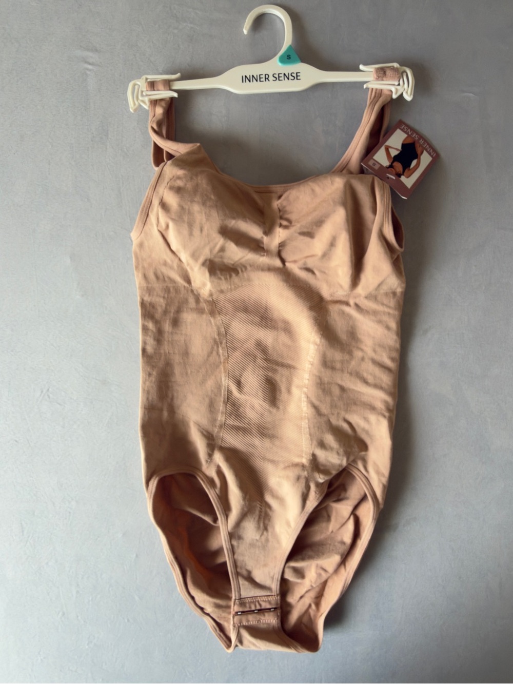 Inner Sense Women's Nude Shaping Bodysuit - Light Tan